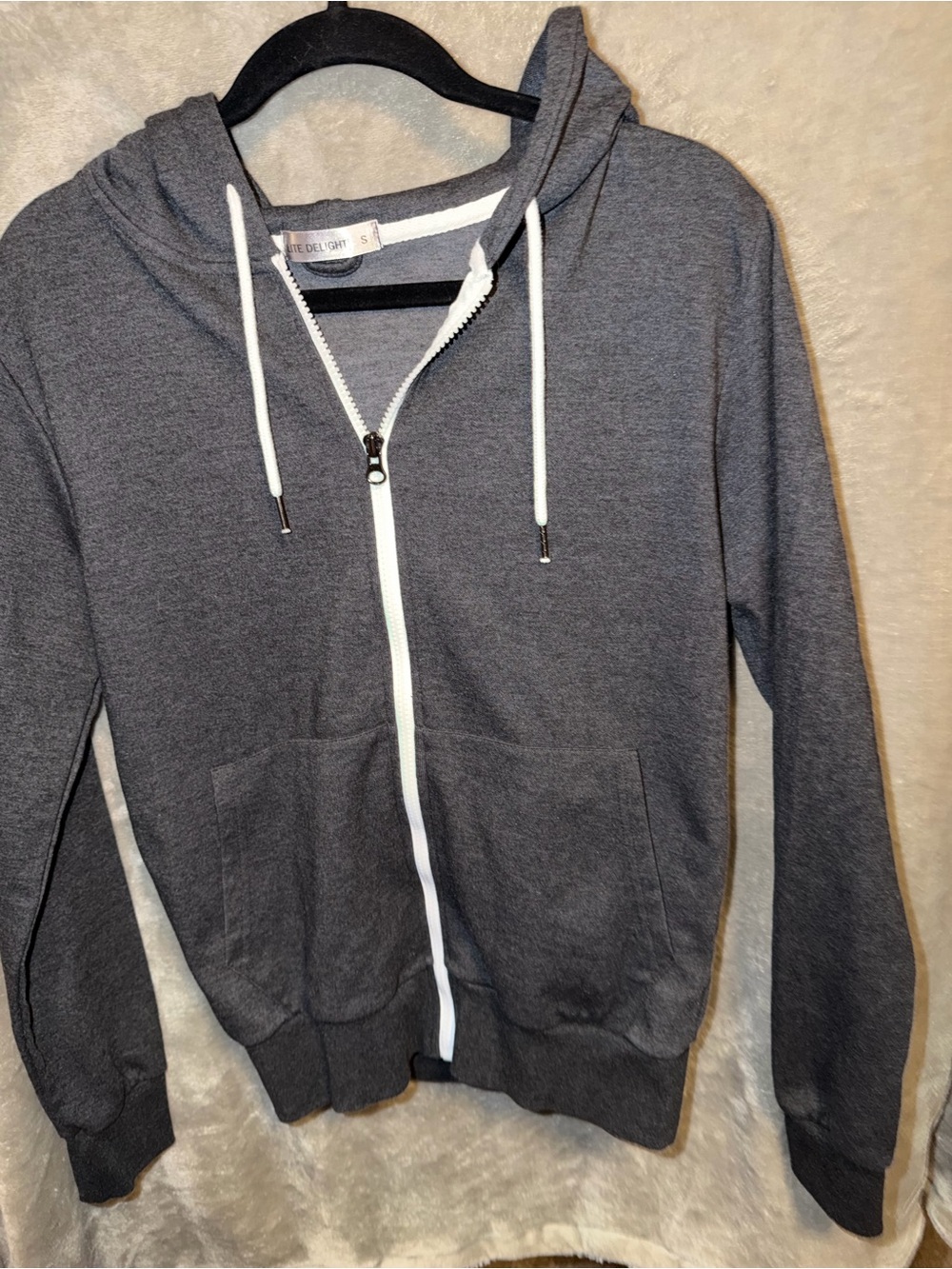 Grey Sweatshirt Zip up